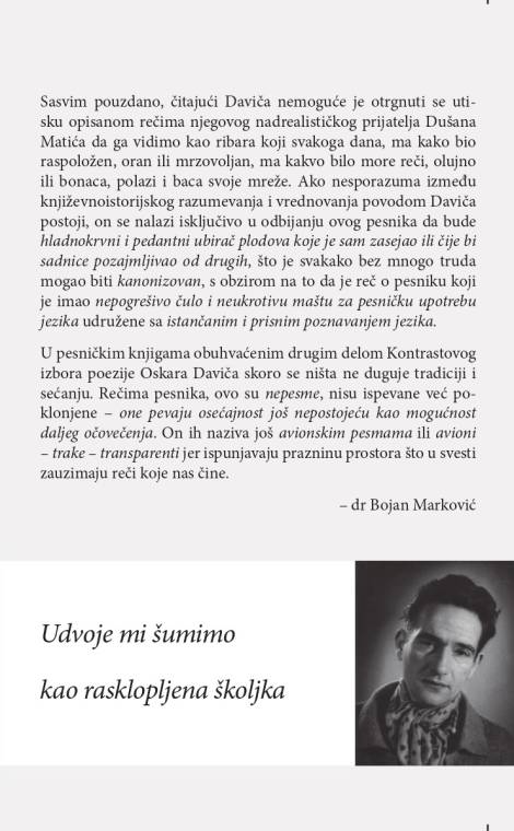 izabrane pesme (1964 1989) oskara daviča oskar davičo