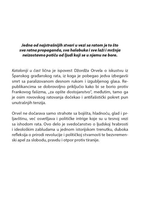 kataloniji u čast džordž orvel